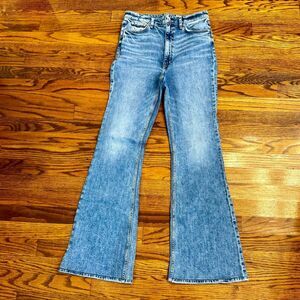 rag & bone Blue Flare Jeans